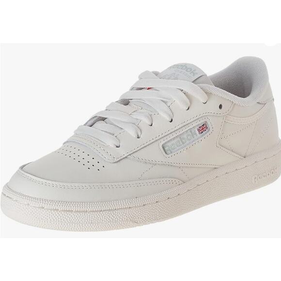 Reebok Women's Club C 85 Vintage Sneaker, Chalk/Chalk/Light Sage, 10 - Picture 1 of 8